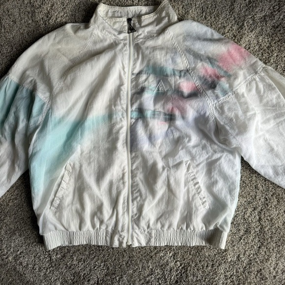 Vintage White Windbreaker Jacket - Picture 3 of 8